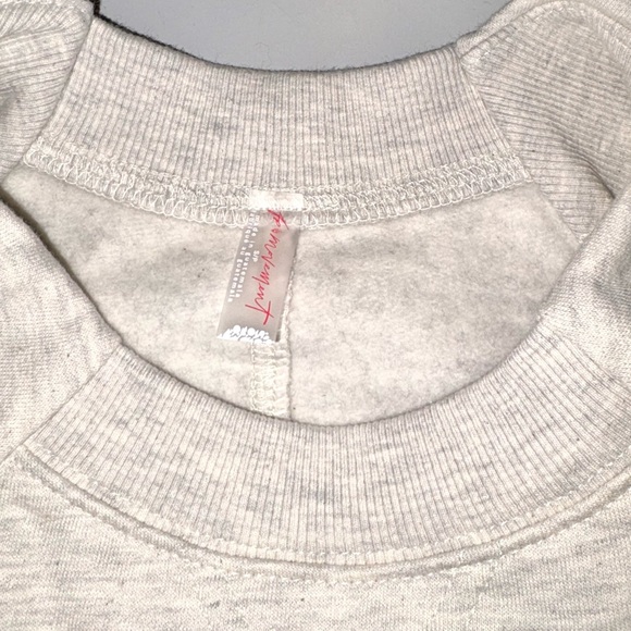 NEW Free People x FP Movement For The Win Short Sleeve Tie Sweatshirt - Picture 14 of 15